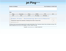 Tablet Screenshot of jetping.com